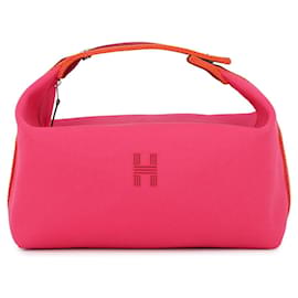 Pochette borsa in tela Hibiscus Bride-à-Black GM Hermes - Hermès