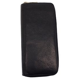 Louis Vuitton Zippy Wallet Vertical Black Leather