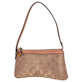 Gucci Pouch aus rosa GG Canvas