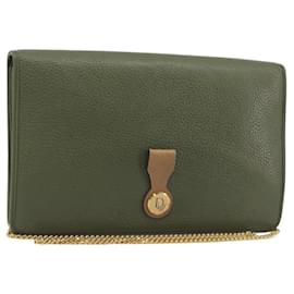 Christian Dior Vintage Chain Flap Leather