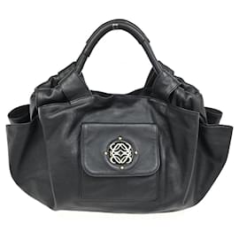 Borsa a mano in pelle nappa Aire con logo Anagram di Loewe