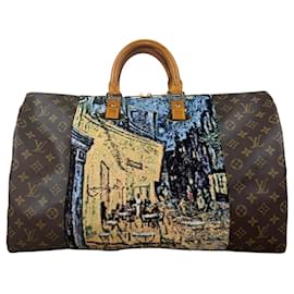 Louis Vuitton Keepall 50 Custom Van Gogh 'Terrazza del Caffè la Sera'