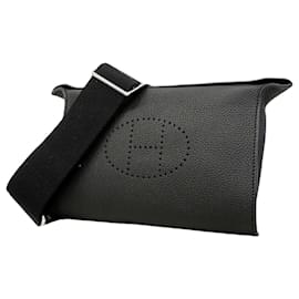 Hermès Hermes Schultertasche Videpoche Togo Black W Stamp Damen