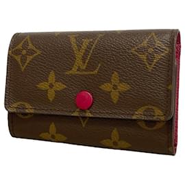 Portallaves Louis Vuitton Marrón y Fuchsia