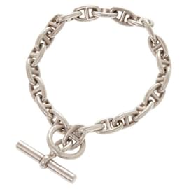 Hermes Chaine d'Ancre TPM 22-link Silver Charm Bracelet - Hermès