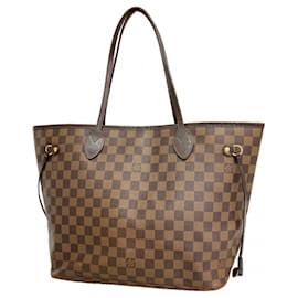 Bolso Tote Louis Vuitton Damier Neverfull MM N51105 Ebene