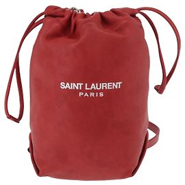Saint Laurent Teddy Bucket Leather Small