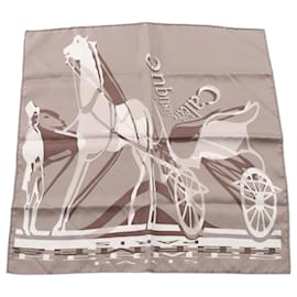 Hermès Foulard in seta Hermes Petit Carré Caleche Elastique