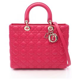 Borsa a 2 modi Christian Dior Lady Large Cannage