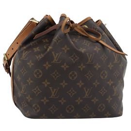 LOUIS VUITTON Borsa a Spalla Monogram Petit Noe M42226 LV Auth 192048V