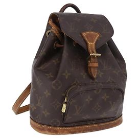 LOUIS VUITTON Zaino Monogram Montsouris PM M51137 LV Auth hk3968
