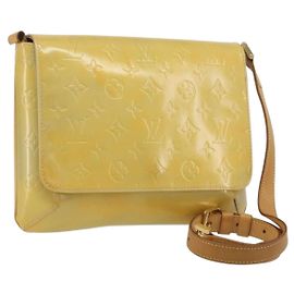 LOUIS VUITTON Monogram Vernis Thompson Street Bag Gris M91008 LV Auth 193873