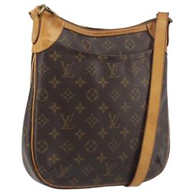 LOUIS VUITTON Monogram Odeon PM Schultertasche M56390 LV Auth ep15539A