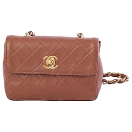 Borsa a tracolla Chanel Extra Mini in pelle trapuntata