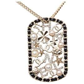 Collana Chanel Coco Mark Logo Clover Camellia