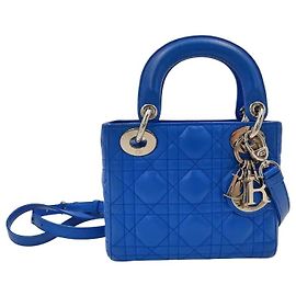Christian Dior Vintage Lady Dior Leather Mini