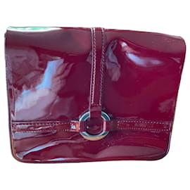 Lk Bennett Borsa a tracolla in vernice rossa