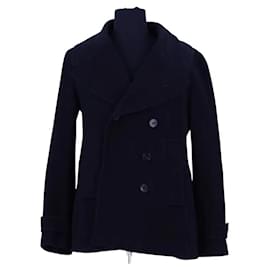 Abrigo de lana negro Burberry