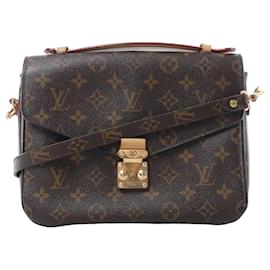 Borsa a tracolla Louis Vuitton Metis MM in tela Monogram marrone M44875