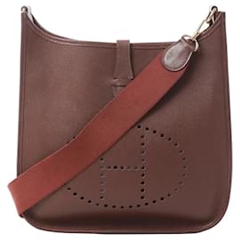 Hermes Evelyn 1 33 GM Cushbell Leather in Havane B: 1998 - Hermès