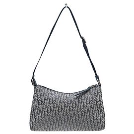 CHRISTIAN DIOR TROTTER HANDBAG CLUTCH AUS MONOGRAMM OBLIQUE CANVAS