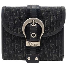 VINTAGE CHRISTIAN DIOR GAUCHO GELDBÖRSE OBLIQUE MONOGRAMM CANVAS