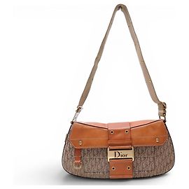 VINTAGE CHRISTIAN DIOR COLOMBUS STREET CANVAS OBLIQUE TASCHE