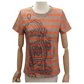 NEU HERMES T-SHIRT DROIT BRIDES DE GALA FINESSE PLACEE 34 S T-SHIRT NEW - Hermès