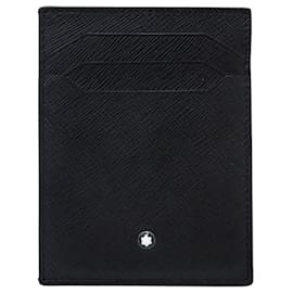 NUOVO Portacarte MONTBLANC SARTORIAL 4CC 130323 IN PELLE NERA