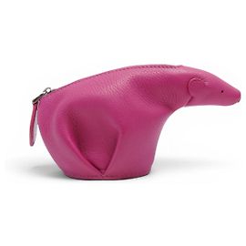 PORTAFOGLIO IN PELLE LOEWE BEAR ROSA 199.30.N96