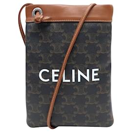 Céline NUOVA BORSA CELINE POUCH TELEFONO IN TELA TRIOMPHE 195892DF1