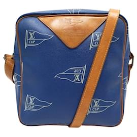 LOUIS VUITTON AMERICA'S CUP SAN DIEGO BLEU TOILE LIMITED EDITION HANDTASCHE