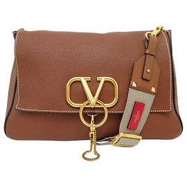 BOLSO DE HOMBRO VALENTINO VSRING DE CUERO GRANULADO