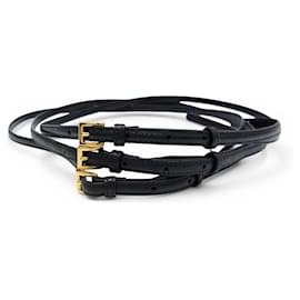 NEUES SET AUS DREI SCHMALEN PRADA 1C4067 T80 GÜRTEN SAFFIANO LEDER SCHWARZ - Prada