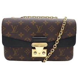 BORSA LOUIS VUITTON MARCEAU M46126 IN TELA MONOGRAM & PELLEGRO NERO