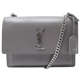 BORSA SAINT LAURENT SUNSET MEDIUM 442906 IN PELLE A SPALLA - Saint Laurent