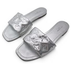 SCARPE LOUIS VUITTON REVIVAL FLAT MULE 1A9QJG IN PELLE MONOGRAM 38 - Louis Vuitton