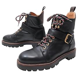 BOTAS DE COMBATE LOUIS VUITTON TERRITORY 1A4FNZ 38.5 RANGERS SHOES