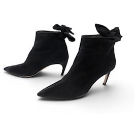 BOTINES DIOR LA BELLE D KCM184VVVS900 38 GAMUZA NEGRA