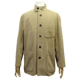 BERLUTI X ARNYS FORESTIERE L 54 MANTEL AUS BAUMWOLLSAMT BEIGE - Berluti