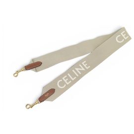 Céline NEW CELINE LOGO JACQUARD SHOULDER STRAP 49S01 2AEP-03BW 107 CM LONG STRAP