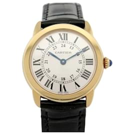 RELOJ CARTIER ROUND SOLO 2987 W6700355 29MM ORO Y ACERO QUARTZ