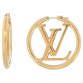 NUOVI ORECCHINI LOUIS VUITTON CREOLES LOUISE GM M64288