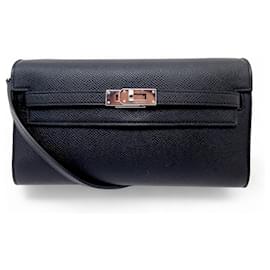 Hermès NUOVO HERMES KELLY TO GO 2024 IN PELLE EPSOM PORTAFOGLIO CON TRACCOLLA