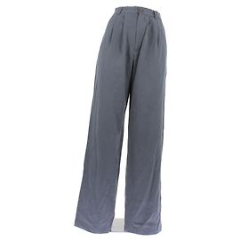 Reformation Hose aus Wolle Grau
