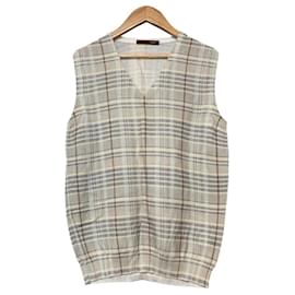 Bally Strickweste mit Check-Muster