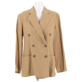 Blazer in cotone color cammello Polo Ralph Lauren