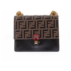 Fendi Borsa "Kan I" con stampa Zucca modello piccolo