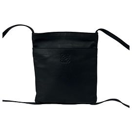 Mini borsa a tracolla in pelle con logo Anagram in rilievo Loewe