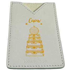 Louis Vuitton Capri Kartenetui aus weißem Leder